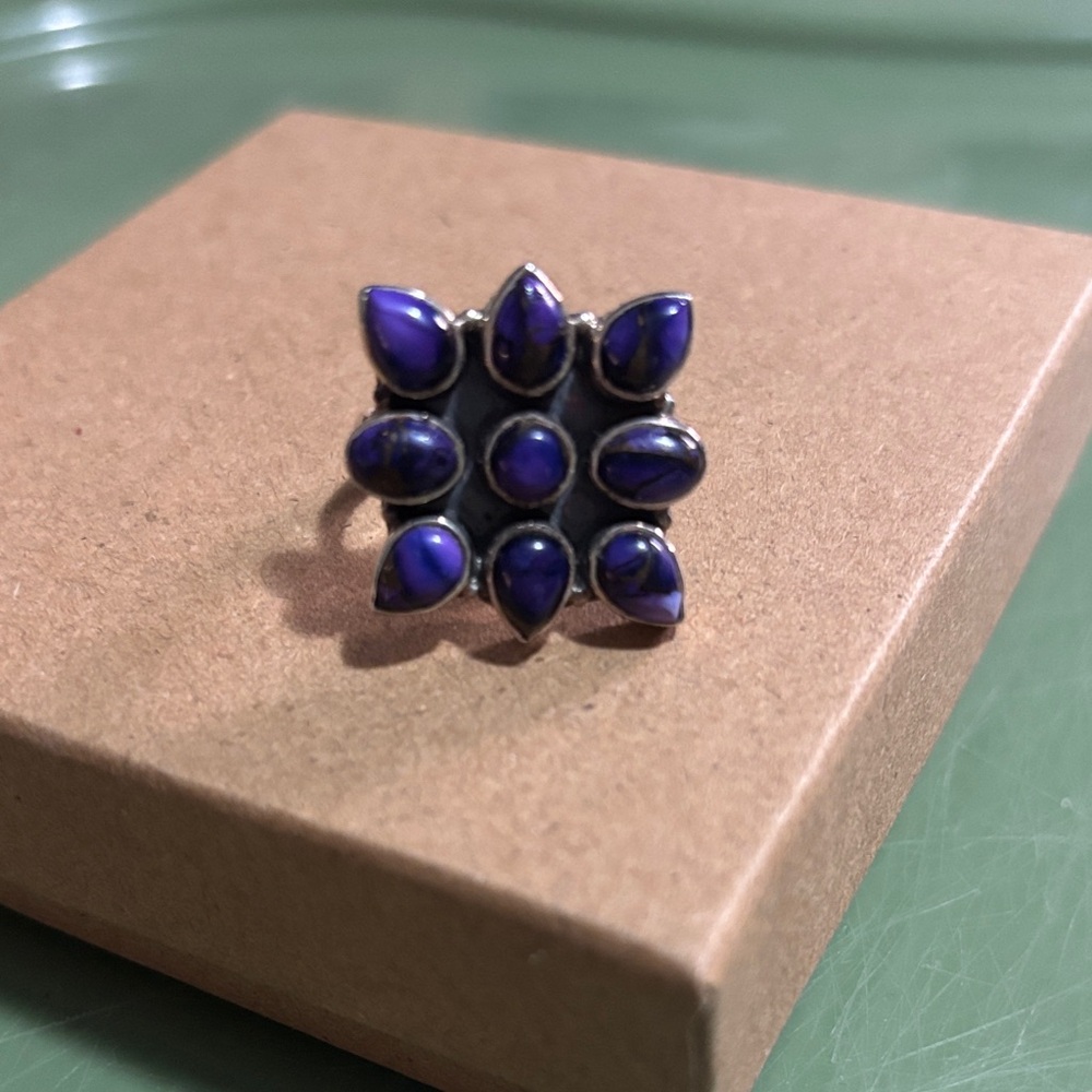 Sterling Silver Adjustable Ring - image 1